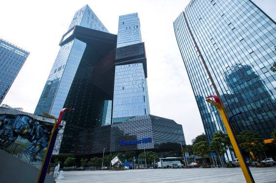 深圳腾讯大厦香蕉视频黄网站安装施工案例实景图片